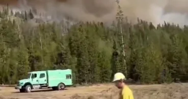 Американский штат охвачен пожарами ВИДЕО