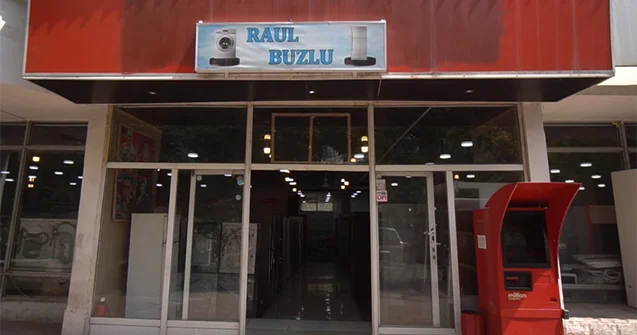 Yanğın təhlükəsi olan mağaza bağlandı Video