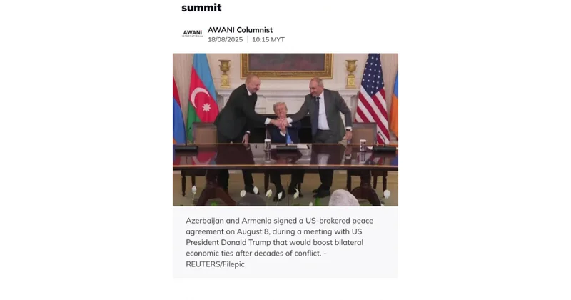 Malayziya mediasında Vaşinqton sammiti haqqında məqalə yayımlanıb