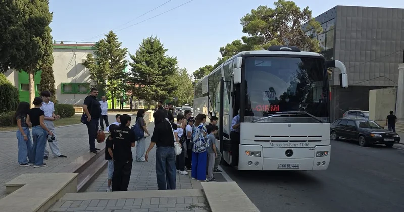 Şəmkirin Şəhid övladları “Qarabağ”a dəstək üçün Bakı yoluna çıxdı…