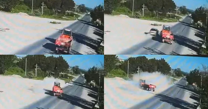 DYP: Traktorların yol qaydası pozuntuları ağır nəticələr doğurur VİDEO