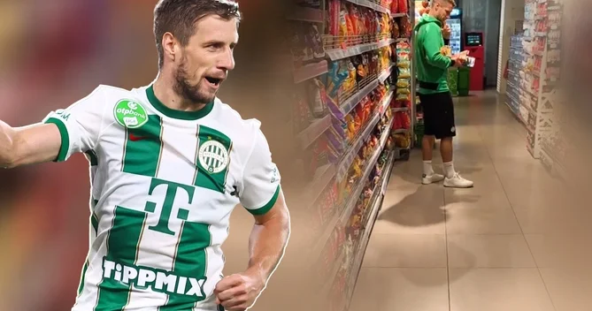 Ferentsvaroş un qol silahı Varqa Bakıda supermarketdə