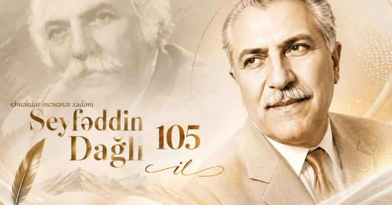 Gənclər Kitabxanası Seyfəddin Dağlının 105 illiyinə həsr olunmuş materiallar hazırlayıb