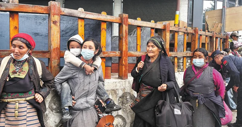 Tibetdə daşqından zərər çəkən sakinlər və turistlər təxliyə edilib