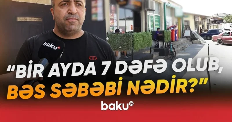 Mehdiabad sakinlərinin işıq problemi: Kabel niyə yanır? VİDEO