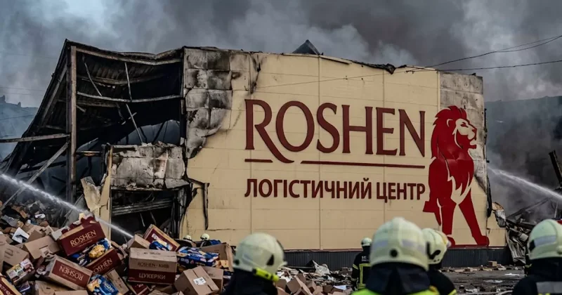 Российская атака уничтожила склад Roshen под Киевом Minval Politika