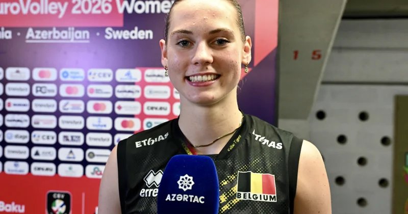 Belçikalı voleybolçu: Azərbaycan millisi fiziki cəhətdən yaxşı komandadır