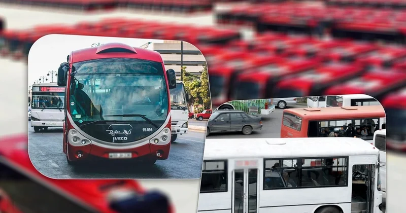 Bakıda avtobuslarla bağlı MƏHDUDİYYƏT: Dayanacaqlar dəyişdirildi