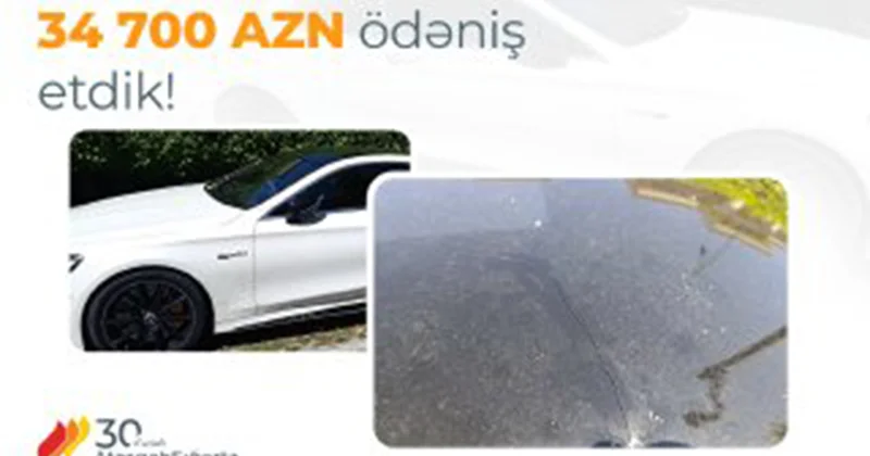 “Atəşgah” Sığorta 34 700 manatlıq KASKO ödənişi etdi