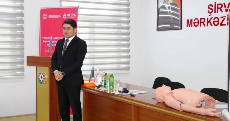 Şirvanda hemofiliya xəstəliyinə həsr olunmuş elmi praktik seminar keçirilib
