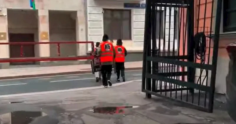 Səfirliyimizin önündə təxribat törədənlərin kimliyi bilindi VİDEO