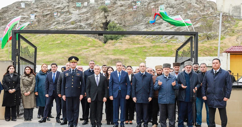 Sabunçuda şəhid məzarları ziyarət edildi Fotolar