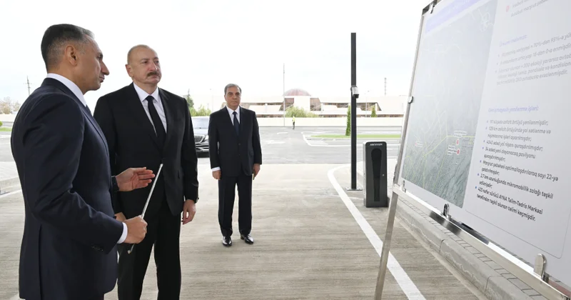 Prezident İlham Əliyev “BakuBus” MMC nin Gəncə Avtoparkının açılışında iştirak edib