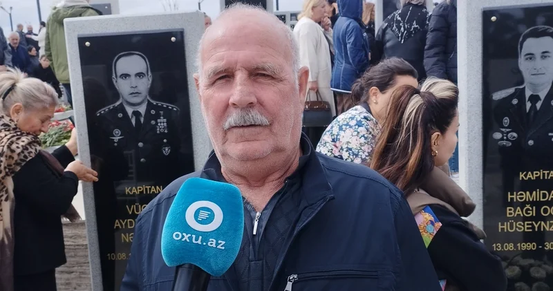 Şəhid atası: Fəxr edirəm ki, belə oğullar böyütmüşük