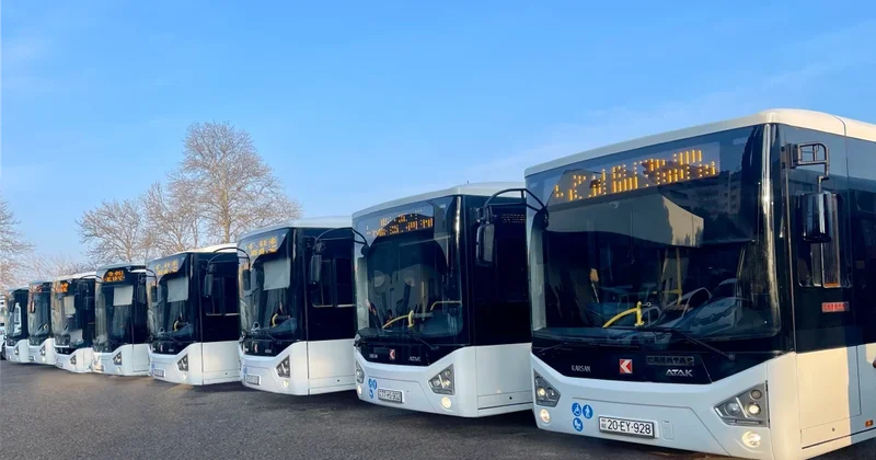 Gəncədə 22 avtobus marşrutu fəaliyyətə başlayır