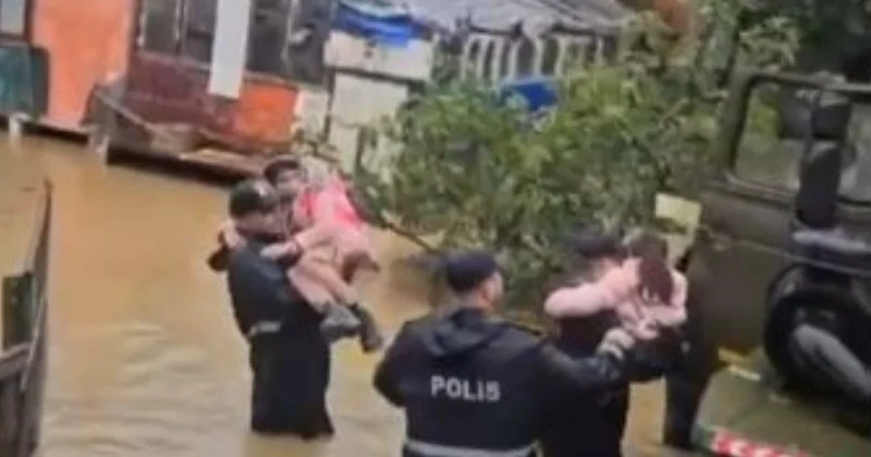Astarada güclü yağış Sakinlər təxliyə edildi Video