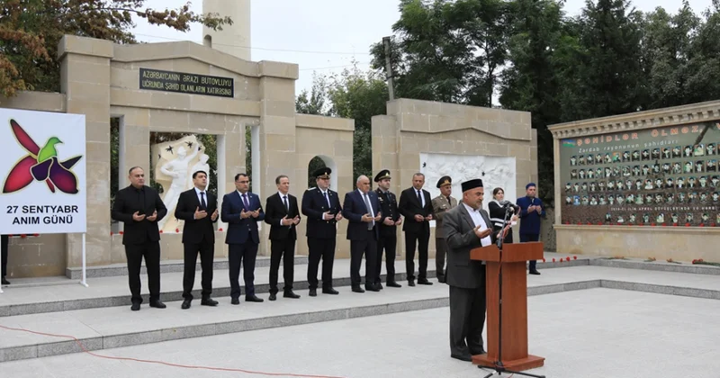 Vətən oğullarının şücaəti unudulmur Aran bölgəsində şəhidlərin xatirəsinə dərin ehtiram
