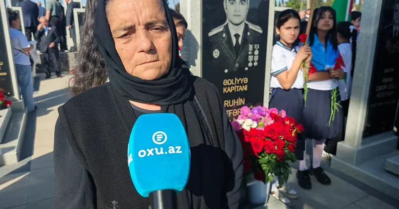 Şəhid anası: Oğlumu itirsəm də, ruhu əbədi mənimlə qalacaq