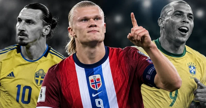 Erlinq Holand tarix yazdı İbrahimoviç və Ronaldo Nazariodan üstün oldu