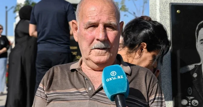Aydın Nəcəfov: Şəhidlərimiz arzularına çatdılar, torpaqlarımız işğaldan azad edildi