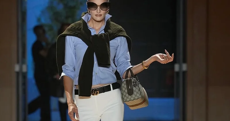 Alla Kostromiçeva Gucci şousunda iştirak edib…