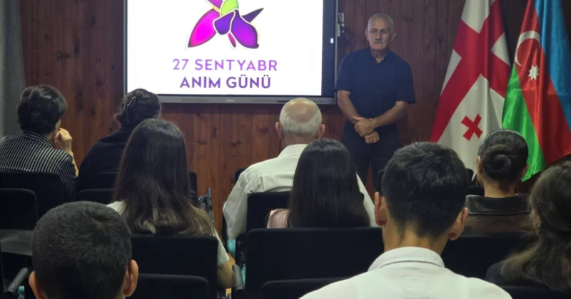 “44 gündə yazılan şanlı tarix” Bolnisidəki soydaşlarımız şəhidləri anıblar