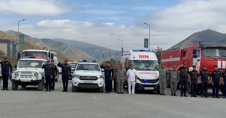 Kəlbəcər şəhərində şəhidlərin xatirəsi anılıb