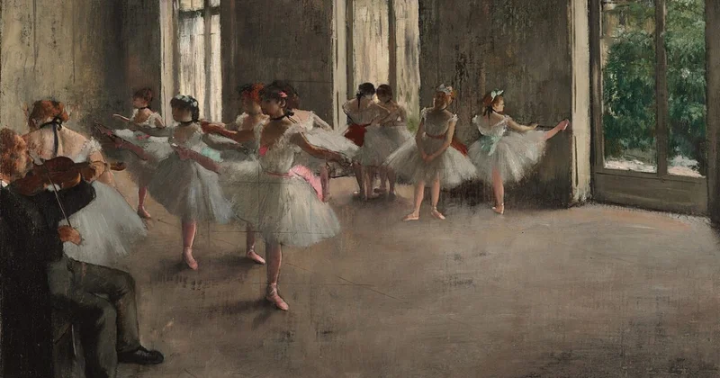 Zərifliyin impressionist təsviri Edqar Deqanın Balet məşqi