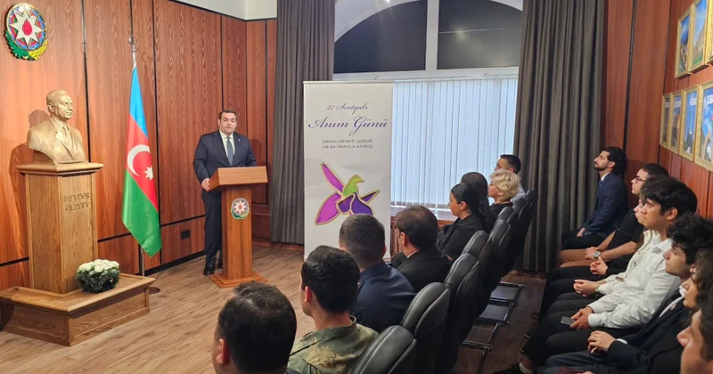 Sankt Peterburqda Anım Gününun altıncı ildönümü qeyd olunub