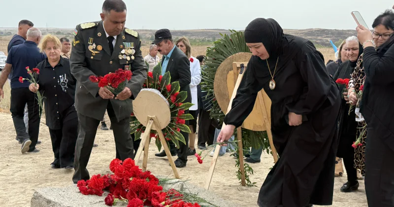 Füzulidə Zəfər yürüşünün başladığı məkanda şəhidlərin xatirəsi anıldı FOTO