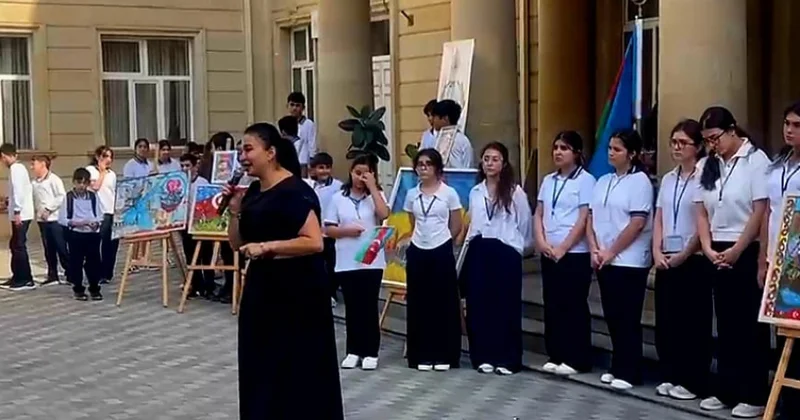 Şəhidlərin qəhrəmanlığı gənc tədqiqatçıların gözü ilə: 225 nömrəli məktəbdən nümunəvi təşəbbüs