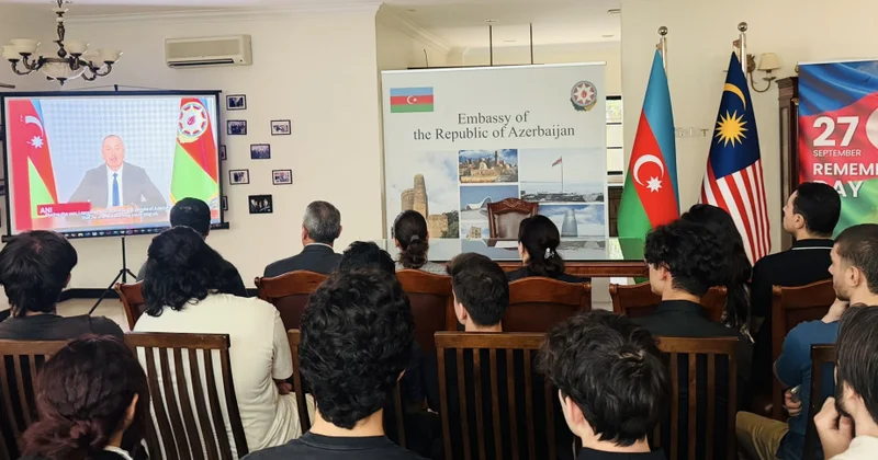 Malayziyada yaşayan Azərbaycan icması şəhidlərimizin xatirəsini yad edib
