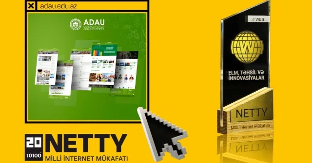 ADAU Milli İnternet Mükafatında iştirak edir