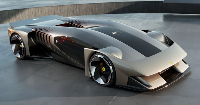 В честь триумфа в Ле Мане Ferrari представила футуристический концепт F76 ФОТО