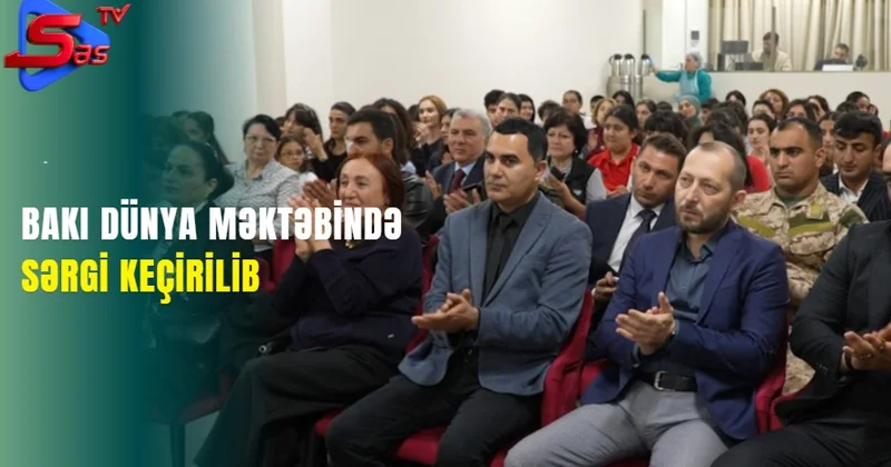 Bakı Dünya Məktəbində sərgi keçirilib