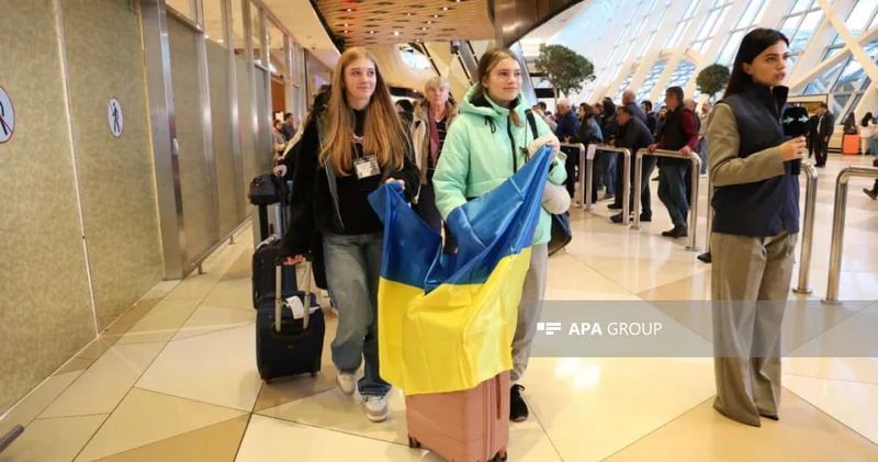 Из Украины в Азербайджан для прохождения реабилитации доставлены ещё 30 детей