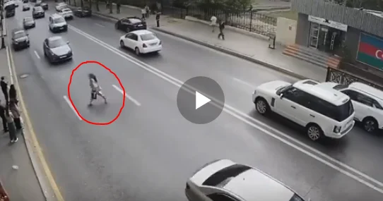 Страшные ДТП с участием пешеходов в Баку ВИДЕО