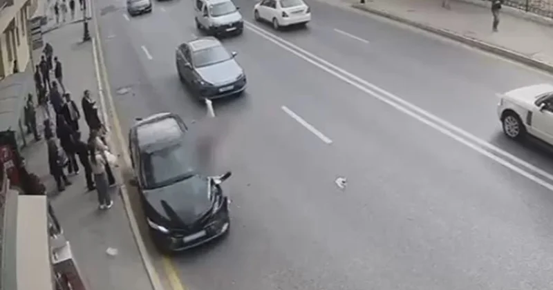 Piyadaların vurulduğu dəhşətli hadisələrin görüntüləri Video