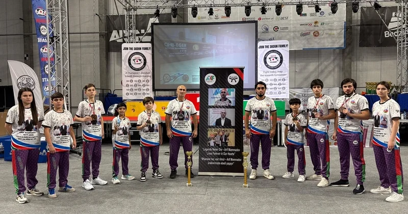 Azərbaycan karateçiləri Polşada 8 medal qazanıb FOTOLAR