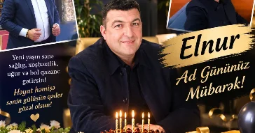 Döğum günü TƏBRİKİ