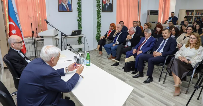 Professor Ramiz Yunus ADU da Cənubi Qafqazın geosiyasi əhəmiyyətindən danışıb