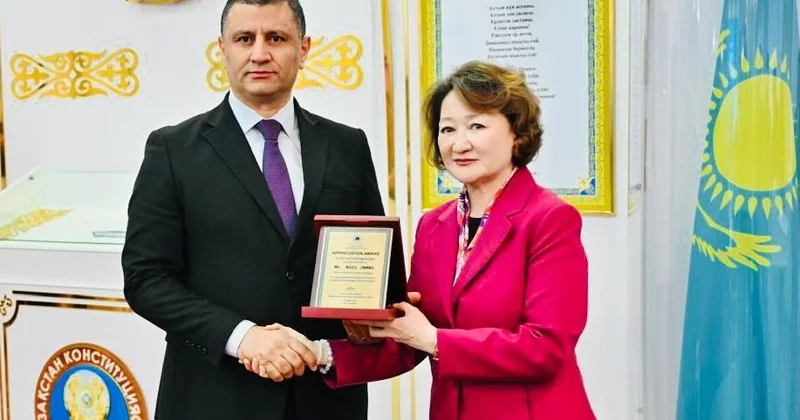 Aqil Camal Astanada Türk Mədəniyyəti və İrsi Fondu tərəfindən təltif olunub