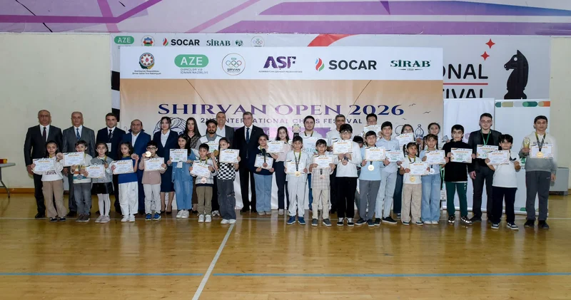 Shirvan Open 2026” Beynəlxalq Şahmat Festivalına yekun vurulub