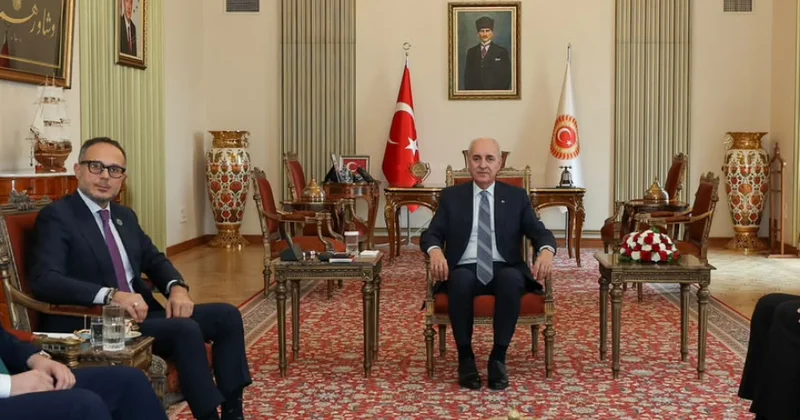 TÜRKPA nın Baş katibi Türkiyə Böyük Millət Məclisinin Sədri ilə görüşüb