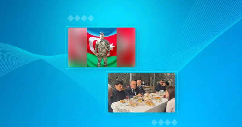 Şəkidə iki şəhid ailəsi ziyarət edilib