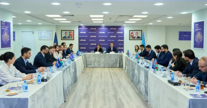 “Yüksəliş” müsabiqəsi qaliblərinin gələcək fəaliyyət istiqamətləri barədə fikir mübadiləsi aparılıb