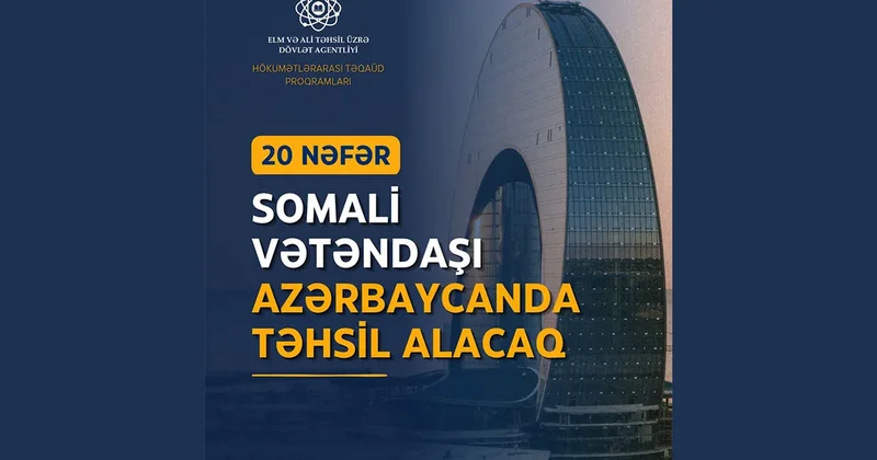 20 студентов из Сомали будут обучаться в Азербайджане
