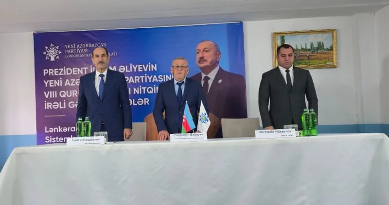 Lənkəran Su Meliorasiya Sistemlərinin İstismarı İdarəsinin ərazi partiya təşkilatında müzakirə olunub FOTO