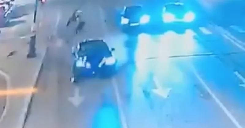 Смертельная авария в Баку попала на видео