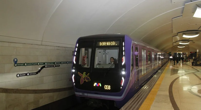 Azərbaycanda metrodan istifadə edən sərnişinlərin sayı 6 %dən çox artıb